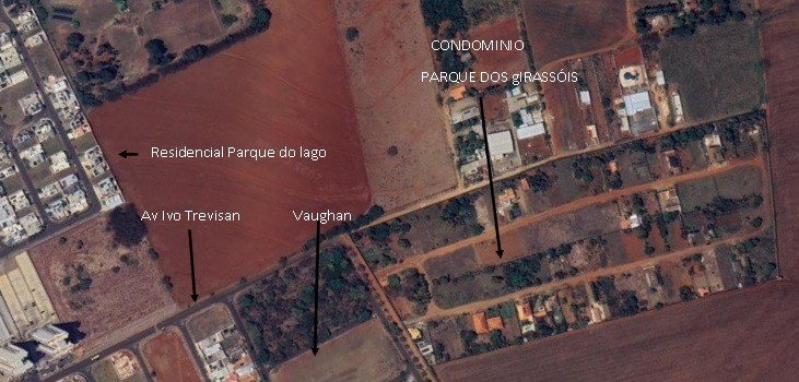 Mapa do Jardim Residencial dos Girassóis
