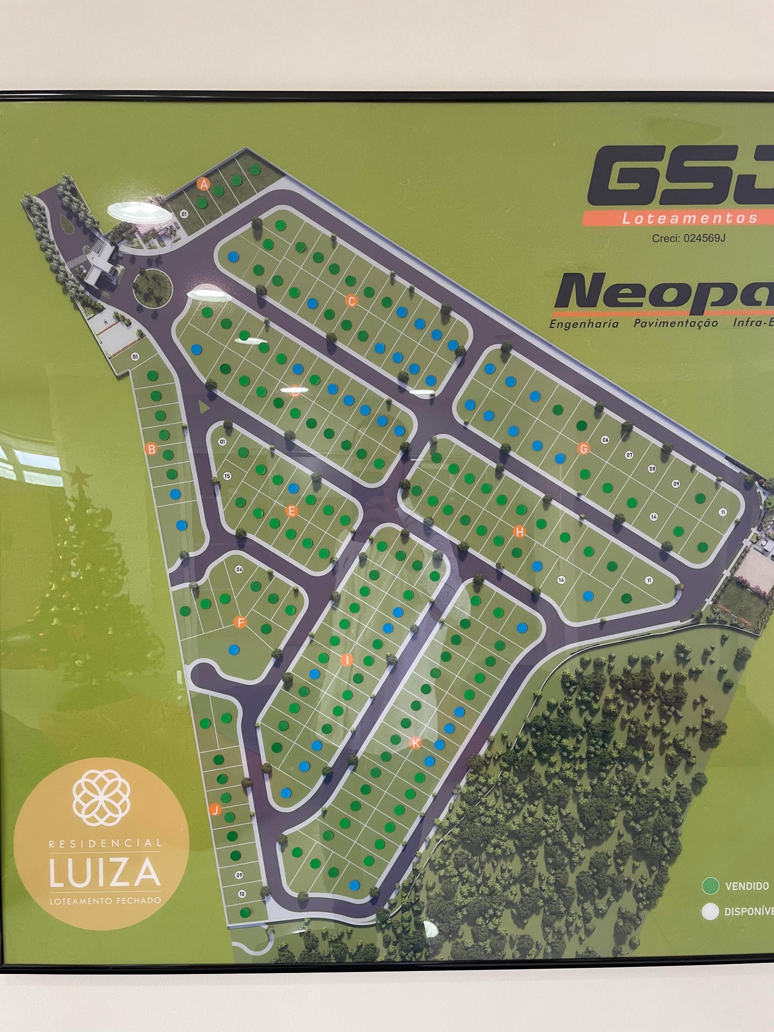 Mapa do Residencial Luiza